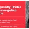 2017 Imaging of Frequently Under Recognized Seronegative Spondyloarthritis (CME VIDEOS)