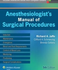 Anesthesiologist’s Manual of Surgical Procedures, 5th Edition (PDF)