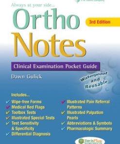 Ortho Notes Clinical Examination Pocket Guide, 3rd Edition (Davis’s Notes)