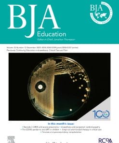 BJA Education: Volume 23 (Issue 1 to Issue 12) 2023 PDF