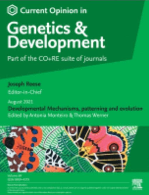 Current Opinion in Genetics & Development: Volume 66 to Volume 71 2021 PDF