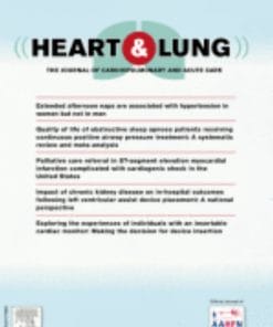 Heart & Lung: The Journal of Cardiopulmonary and Acute Care: Volume 49 (Issue 1 to Issue 6) 2020 PDF