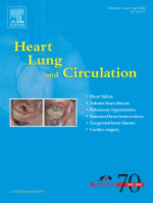 Heart, Lung and Circulation: Volume 31 ( Issue 1 to Issue 12) 2022 PDF