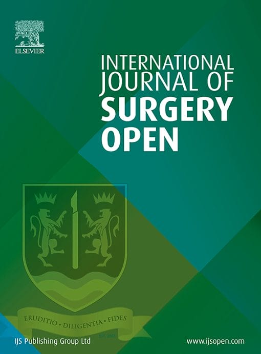 International Journal of Surgery Open: Volume 22 to Volume 27 2020 PDF