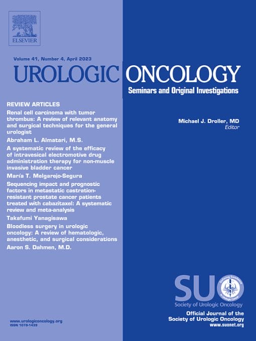 Urologic Oncology: Seminars and Original Investigations: Volume 38 (Issue 1 to Issue 12) 2020 PDF