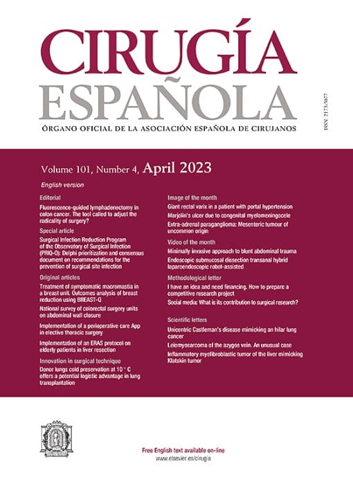 Cirugía Española (English Edition): Volume 98 (Issue 1 to Issue 10) 2020 PDF