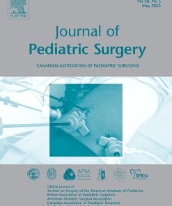 Journal of Pediatric Surgery: Volume 55 (Issue 1 to Issue 12) 2020 PDF