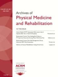 Archives of Physical Medicine and Rehabilitation: Volume 102 (Issue 1 to Issue 12) 2021 PDF