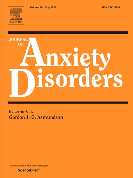 Journal of Anxiety Disorders: Volume 69 to Volume 76 2020 PDF