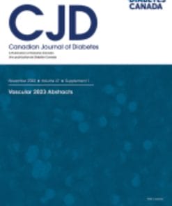 Canadian Journal of Diabetes: Volume 47 (Issue 1 to Issue 8) 2023 PDF