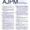 American Journal of Preventive Medicine: Volume 59 (Issue 1 to Issue 6) 2020 PDF