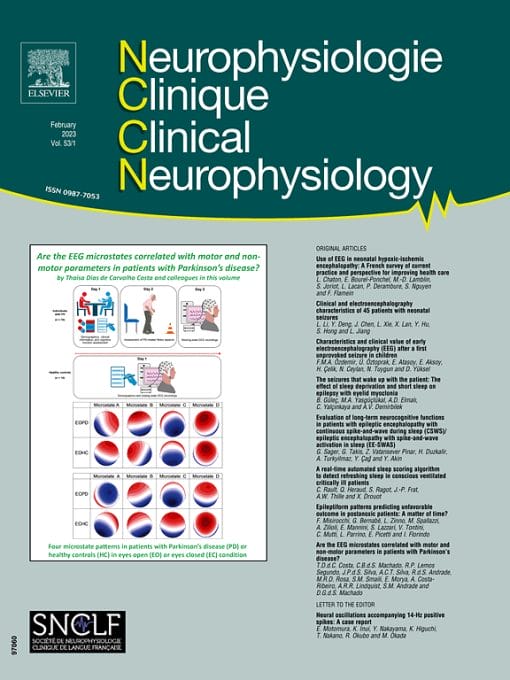 Neurophysiologie Clinique: Volume 53 (Issue 1 to Issue 6) 2023 PDF
