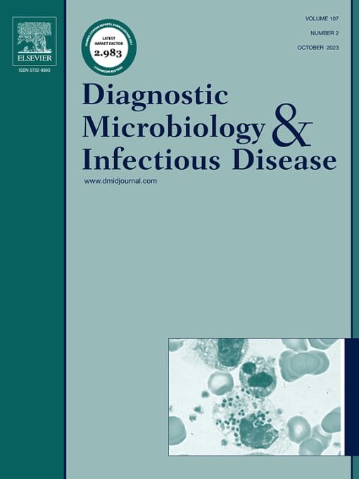 Diagnostic Microbiology and Infectious Diseasel: Volume 106 (Issue 1 to Issue 4) 2023 PDF