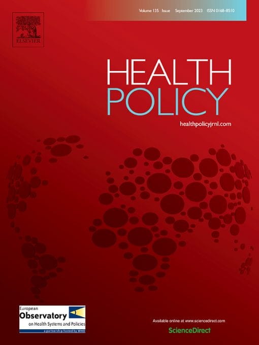 Health Policy: Volume 126 (Issue 1 to Issue 12) 2022 PDF