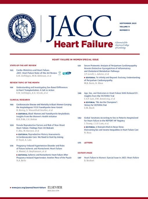 JACC: Heart Failure – Volume 11 (Issue 1 to Issue 12) 2023 PDF