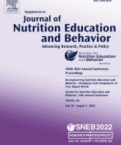 Journal of Nutrition Education and Behavior: Volume 54 (Issue 1 to Issue 12) 2022 PDF