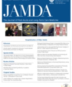 Journal of the American Medical Directors Association: Volume 21 (Issue 1 to Issue 12) 2020 PDF