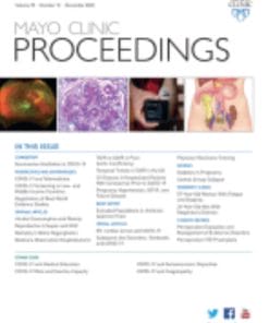 Mayo Clinic Proceedings: Volume 95 (Issue 1 to Issue 12) 2020 PDF