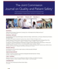 The Joint Commission Journal on Quality and Patient Safety: Volume 49 (Issue 1 to Issue 12) 2023 PDF