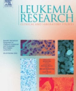 Leukemia Research: Volume 112 to Volume 123 2021 PDF
