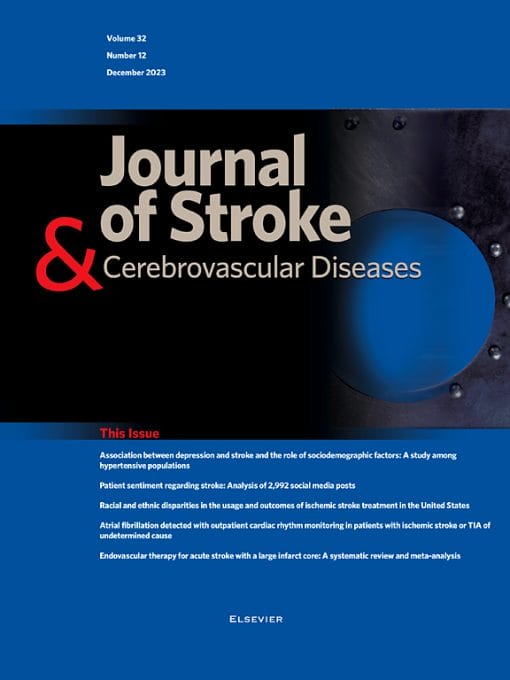 Journal of Stroke and Cerebrovascular Diseases: Volume 30 (Issue 1 to Issue 12) 2021 PDF