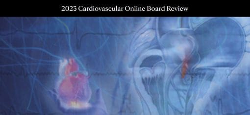 Mayo 2023 Cardiovascular Online Board Review (Videos + Slides)