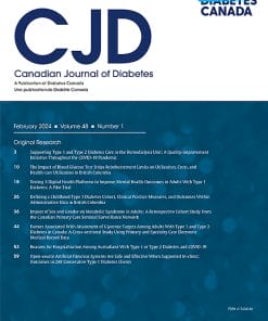 Canadian Journal Of Diabetes Volume 48, Issue 1