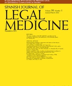 Spanish Journal Of Legal Medicine Volume 50, Issue 1