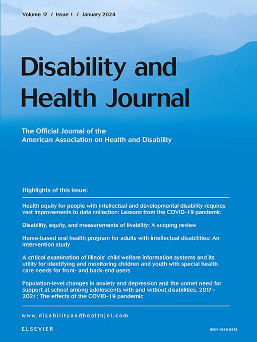 Disability and Health Journal: Volume 17, Issue 1 2024 PDF