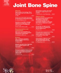 Joint Bone Spine: Volume 91 (Issue 1 to Issue 3) 2024 PDF