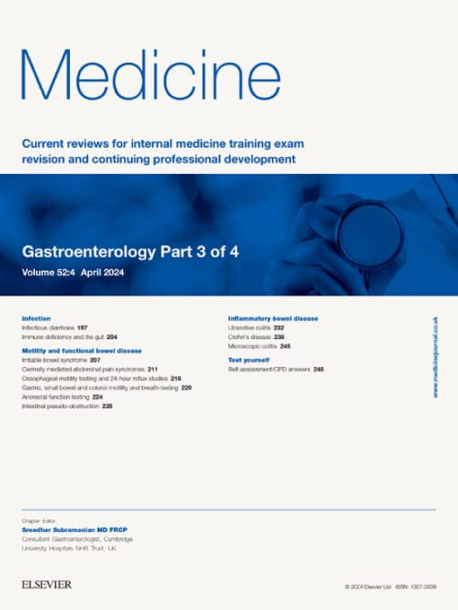 Medicine: Volume 52 (Issue 1 to Issue 4) 2024 PDF