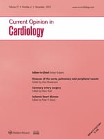 Current Opinion in Cardiology: Volume 37 (1 – 6) 2022 PDF