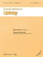 Current Opinion in Lipidology: Volume 33 (1 – 6) 2022 PDF