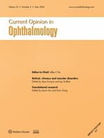Current Opinion in Ophthalmology: Volume 35 (1 – 3) 2024 PDF
