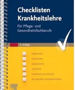 Checklisten Krankheitslehre: Für Pflege Und Gesundheitsfachberufe, 5th Edition (German Edition) (PDF)